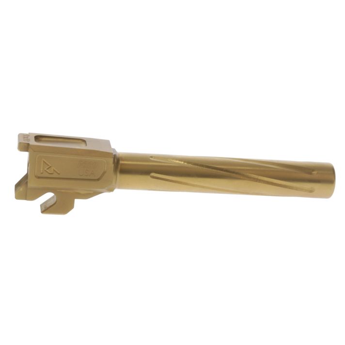 Rival Arms RA20P401E Precision Drop-In Barrel 9mm Luger 3.90" Gold PVD Finish 4340H Steel Material for Sig P320 Full Size