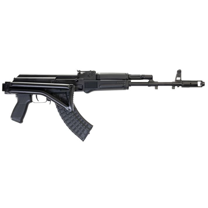 Arsenal SAM7SF-84E SAM7SF 84E 7.62x39mm 10+1 16.33" Black Steel Threaded Barrel, Black Forged & Milled Aluminum Receiver, Black Synthetic Folding Right Side Stock, Black Polymer Grip