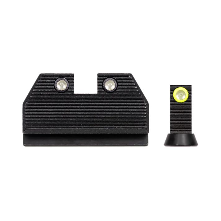 Night Fision CZU077286355YGZG Optics Ready Stealth Series For CZ-USAGreen Tritium Yellow Outline Front Sight-Green Tritium Black OutlineRear Sight
