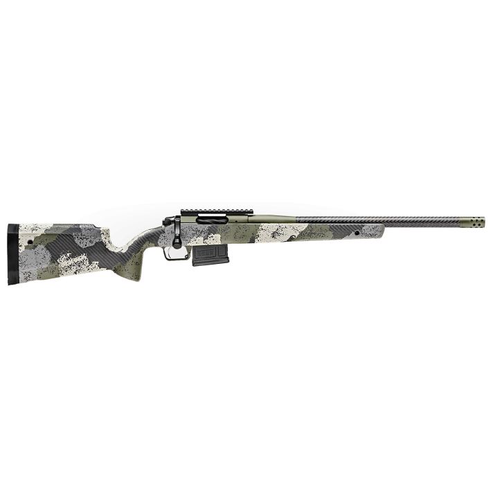 Springfield Armory BAW920308CFG 2020 WayPoint308 Win,7.62x51mm NATO 5+1 20" CF Evergreen Camo Hybrid Profile w/M-LOK Stock Mil-Spec Green Cerakote Right Hand