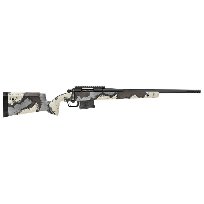 Springfield Armory BAW9206CMD Model 2020 WayPoint6mm Creedmoor 5+1 Cap 20" Desert Verde Cerakote Rec/Barrel Ridgeline Camo Carbon Fiber Hybrid Profile with M-LOK Stock Right Hand (Full Size)