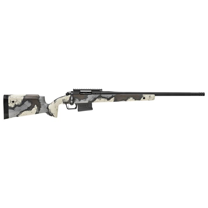 Springfield Armory BAW92265CMD Model 2020 WayPoint6.5 Creedmoor 5+1 Cap 22" Desert Verde Cerakote Rec/Barrel Ridgeline Camo Carbon Fiber Hybrid Profile with M-LOK Stock Right Hand (Full Size)