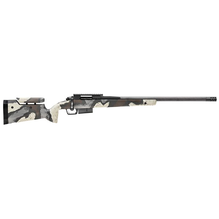 Springfield Armory BAW92465PRCCFDA Model 2020 Waypoint 6.5 PRC 3+1 24" Graphite Black Cerakote Carbon Fiber Barrel& Receiver, Ridgeline Camo Hybrid Profile w/Adj Comb & M-LOK Stock, Right Hand