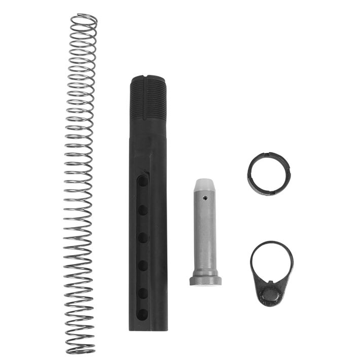 LBE Unlimited CBUFKIT Commercial Buffer Tube Kit6 Position AR-15 Black