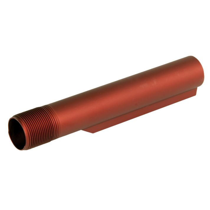 LBE Unlimited MBUF002RED Mil-Spec Buffer Tube6 Position AR-15 Red