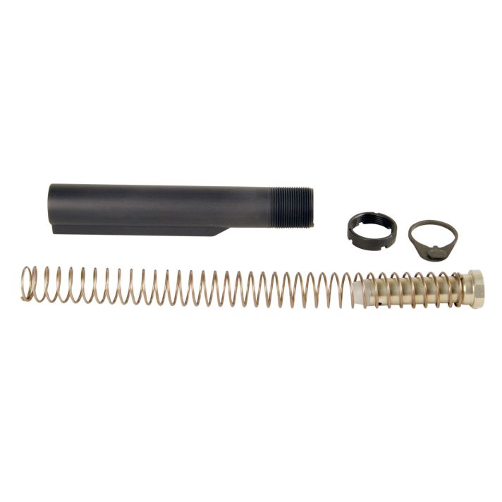 LBE Unlimited MILBUFKTCG Mil-Spec Buffer Tube Kit6 Position AR-15 Gray