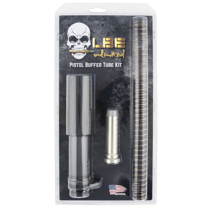 LBE Unlimited PBUFKTCG Pistol Buffer Tube KitGray AR-Platform