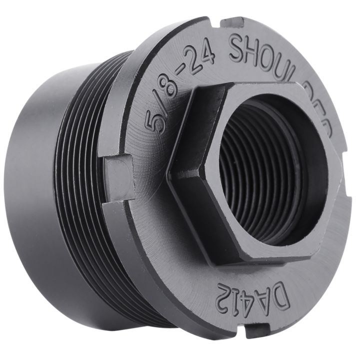 Dead Air DA412 Ghost-M & Pyro Fixed Mount 5/8"-24 tpi Black