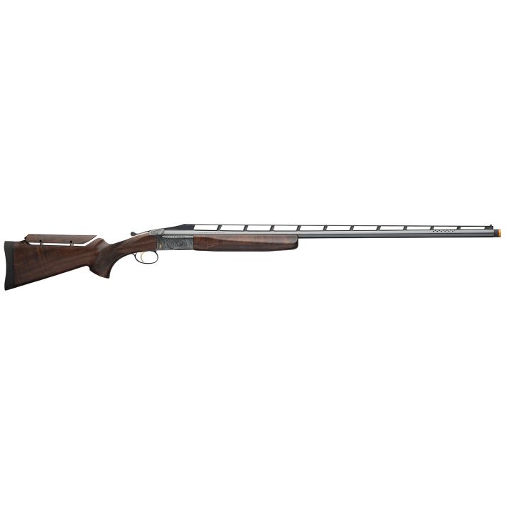 Browning 017080402 BT-99 Plus 12 Gauge 32" Barrel 2.75" 1rd, Blued Ported Barrel, Engraved Receiver, Black Walnut Adjustable Comb Stock, Hull Ejector, Pachmayr Decelerator XLT Recoil Pad