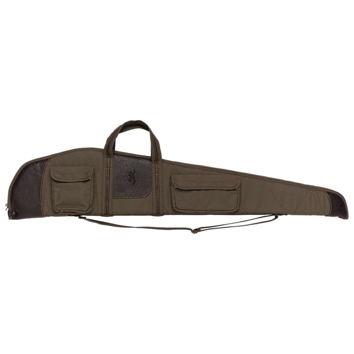 Browning 1415048448 Laredo48" Olive/Brown Canvas/Leather Closed-Cell Foam Padding Water Resistant