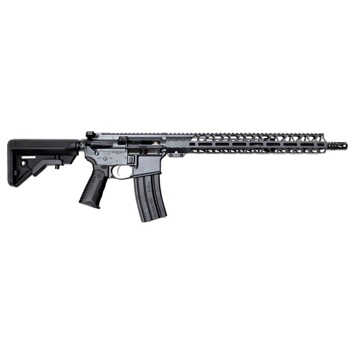 Battle Arms Development WORKHORSE 010 Workhorse Patrol 223 Wylde 16" 30+1 Battlearms Gray 6 Position B5 Bravo Adjustable Stock Black Polymer Grip
