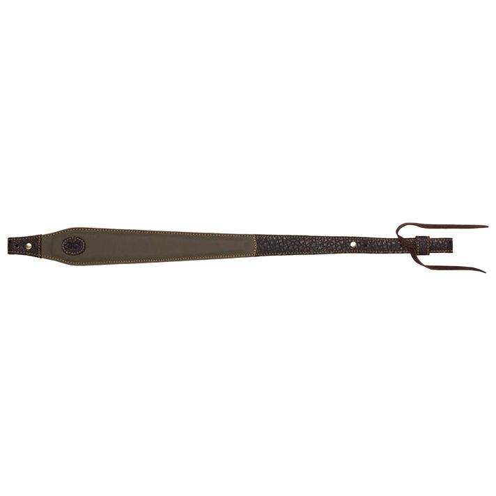 Browning 12250484 LaredoOlive Canvas/Leather Adjustable Rifle