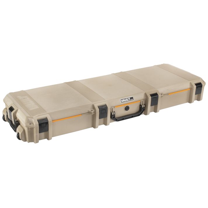 Pelican VCV800 Vault Double Rifle Case 53" Tan Polymer Foam Padding