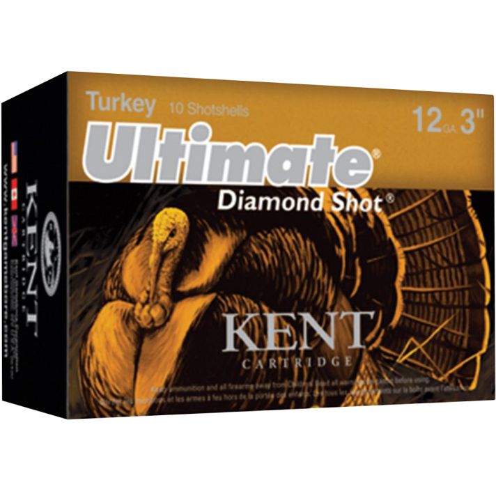 Kent Cartridge C123TK505 Ultimate Turkey 12Gauge 3" 1 3/4oz 5Shot 10 Per Box/10 Case
