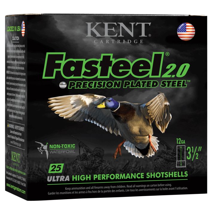 Kent Cartridge K1235FS403 Fasteel 2.012 Gauge 3.50" 1 3/8 oz 3 Shot 25 Per Box/ 10 Case