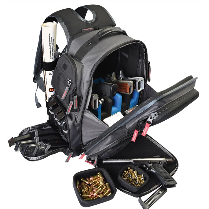 GPS Bags 1812BPG ExecutiveGray Holds 5 Handguns