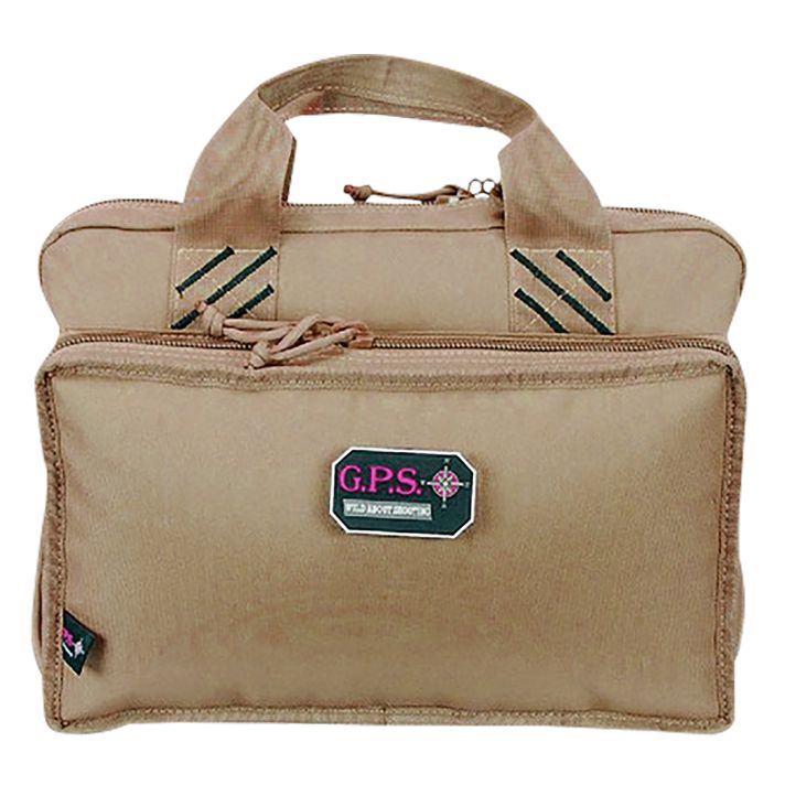 GPS Bags 1310PCT QuadTan Holds 4 Handguns