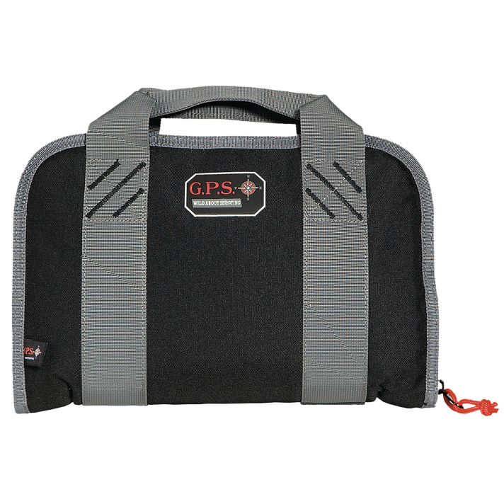 GPS Bags 1107PCCB Double Compact Black Holds 1-2 Handguns