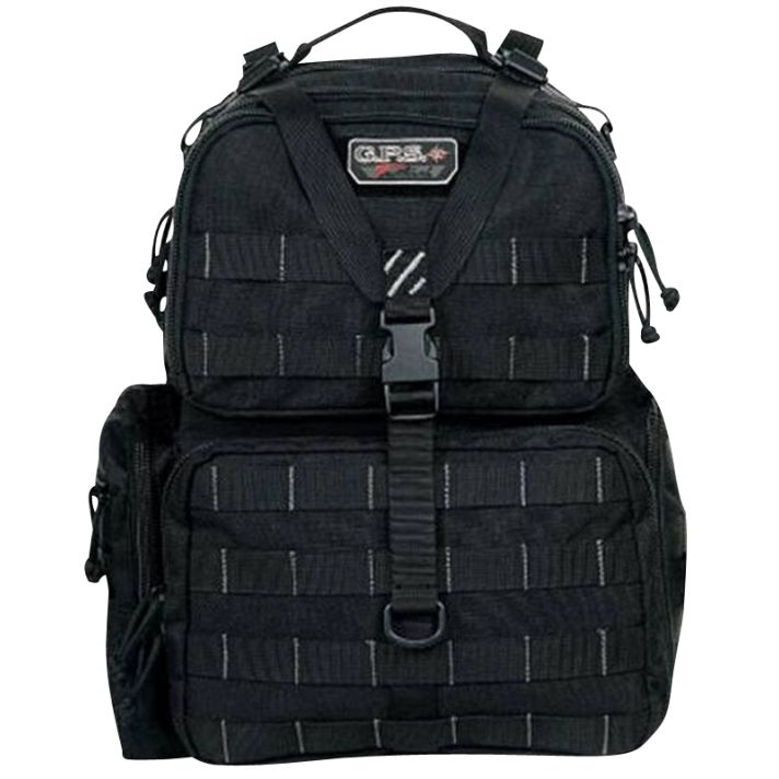 GPS Bags T1913BPB TacticalBlack 1000D Polyester 4 Handguns