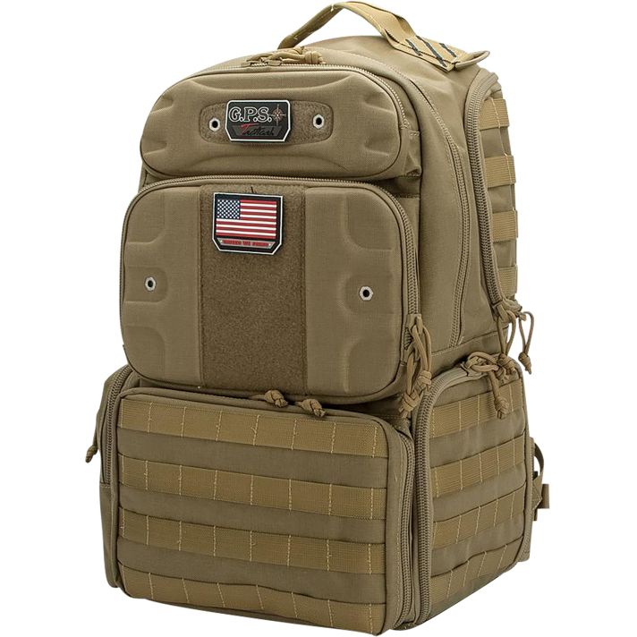 GPS Bags T1913BPT TacticalTan 1000D Polyester 4 Handguns