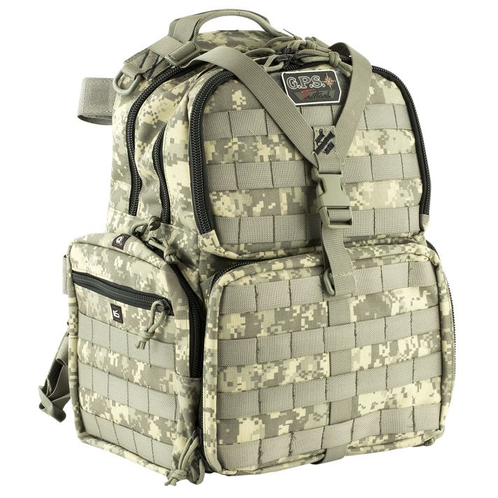 GPS Bags T1612BPD Tactical RangeFall Digital 1000D Nylon 3 Handguns