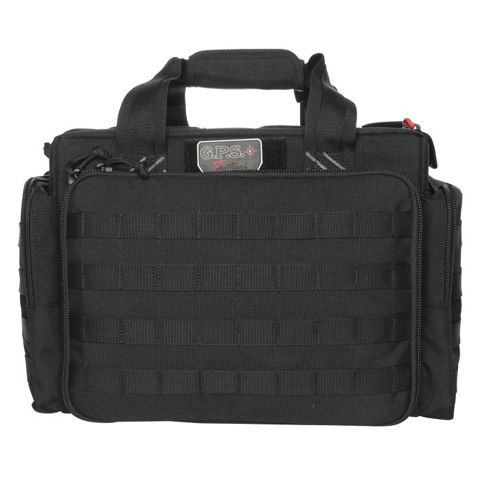 GPS Bags GPST1714LRB TacticalBlack 1000D Nylon Teflon Coating with Foam Cradle Holds 5 Handguns,Storage Pockets & Handgun Sleeve Includes Ammo Dump Cups