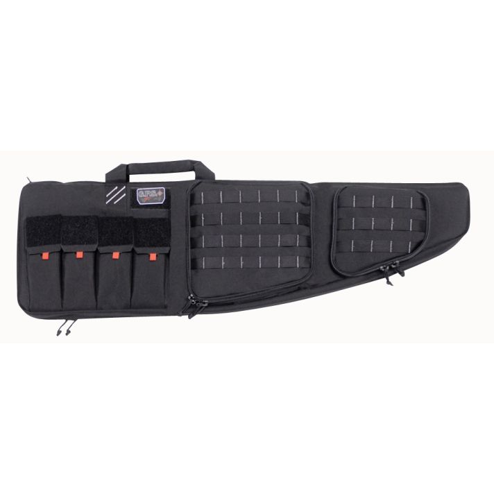 GPS Bags T42ARB Tactical AR Case 42" Black 1000D Nylon with Mag & Storage Pockets, Lockable Zippers, External Handgun Pocket & Visual ID Storage System