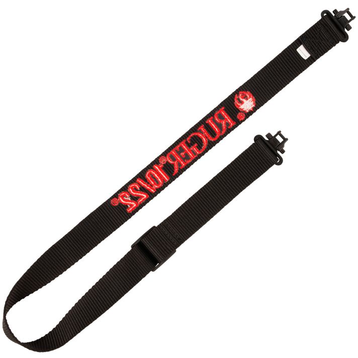 Ruger 27838 10/22Black/Red Webbing 22-40" OAL Adjustable Rifle