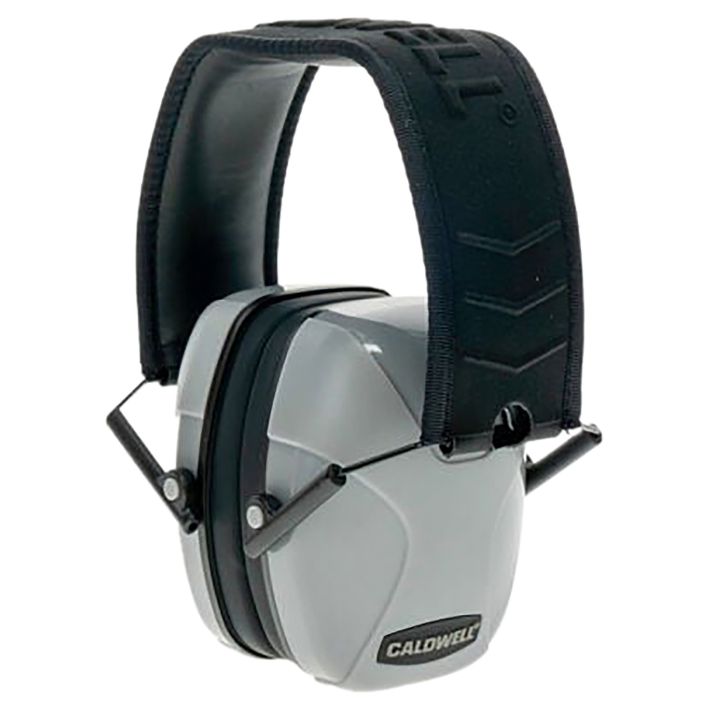 Caldwell 1103305 Passive Low-Profile Muff 24 dB Over the Head Gray/Black Adult