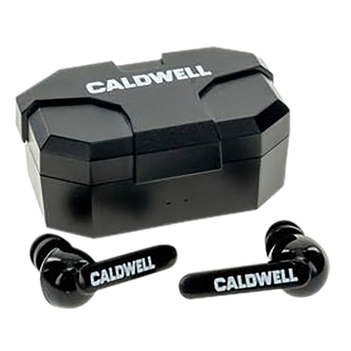 Caldwell 1102673 E-Max Shadows 23 dB Wireless Earbuds Black Adult