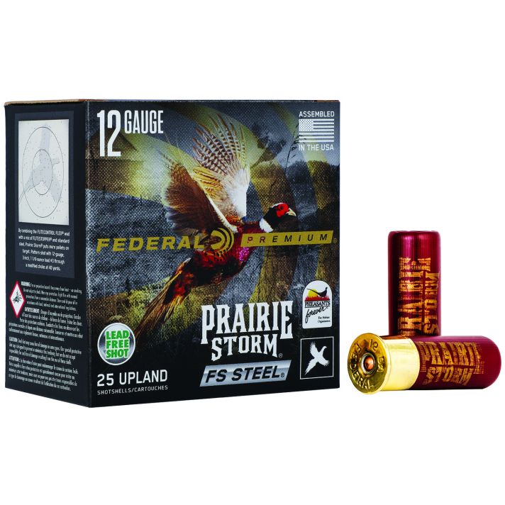 Federal PFSX147FS4 Premium Prairie Storm FS 12Gauge 2.75" 1 1/8oz 4Shot 25 Per Box/10 Case