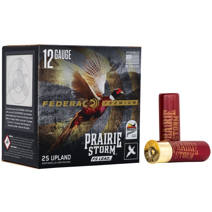 Federal PFX129FS4 Premium Prairie Storm FS 12Gauge 3" 1 5/8oz 4Shot 25 Per Box/10 Case