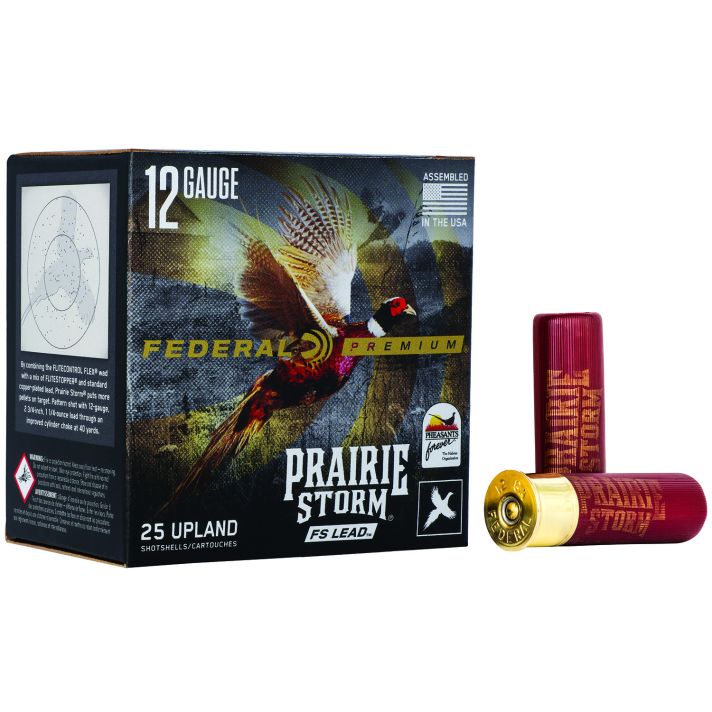 Federal PFX129FS5 Premium Prairie Storm FS 12Gauge 3" 1 5/8oz 5Shot 25 Per Box/10 Case