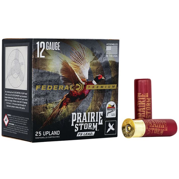 Federal PFX129FS6 Premium Prairie Storm FS 12Gauge 3" 1 5/8oz 6Shot 25 Per Box/10 Case