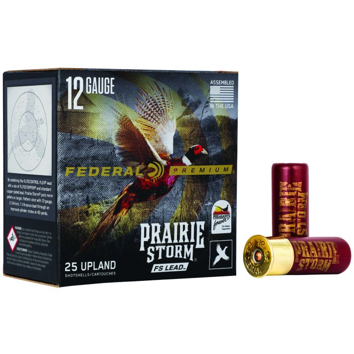 Federal PFX154FS5 Premium Prairie Storm FS 12Gauge 2.75" 1 1/4oz 5Shot 25 Per Box/10 Case