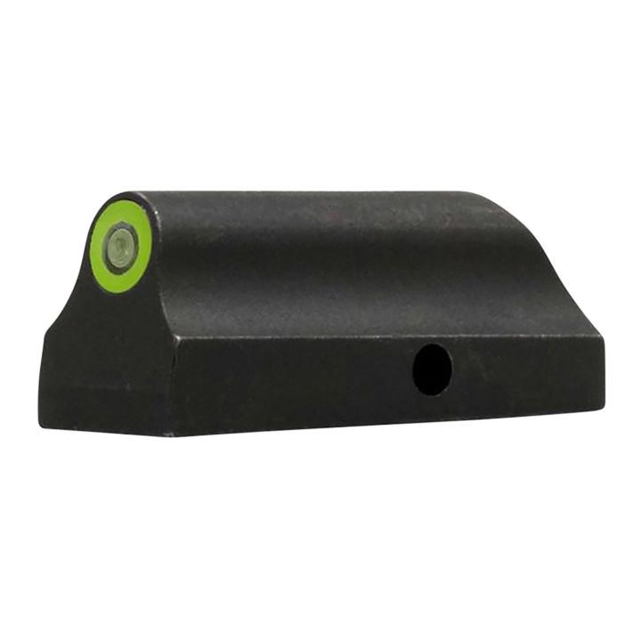 XS Sights RP0013N4G Standard Dot Revolver Front Sight- RugerBlack | Green Tritium Green Outline Front Sight