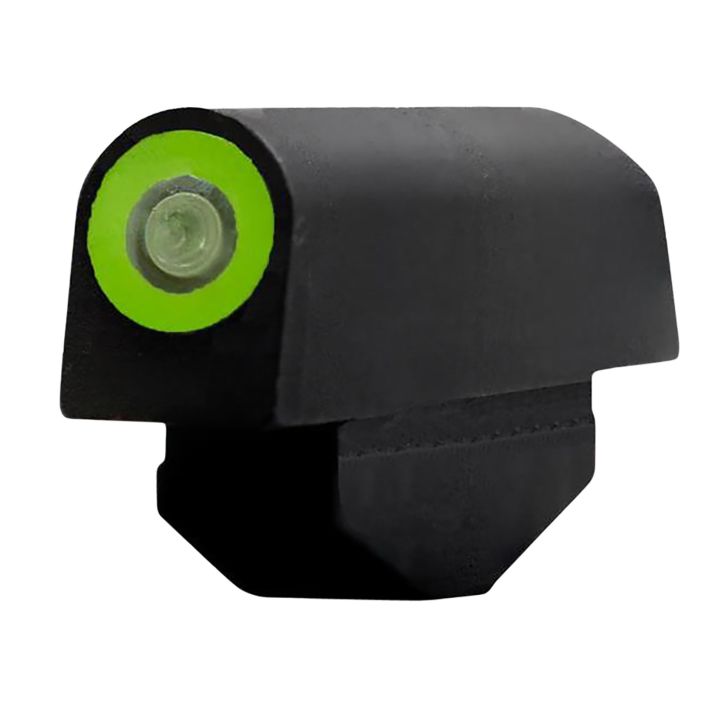 XS Sights RV0003N4G Standard Dot Revolver Front Sight-Smith & WessonBlack | Green Tritium Green Outline Front Sight
