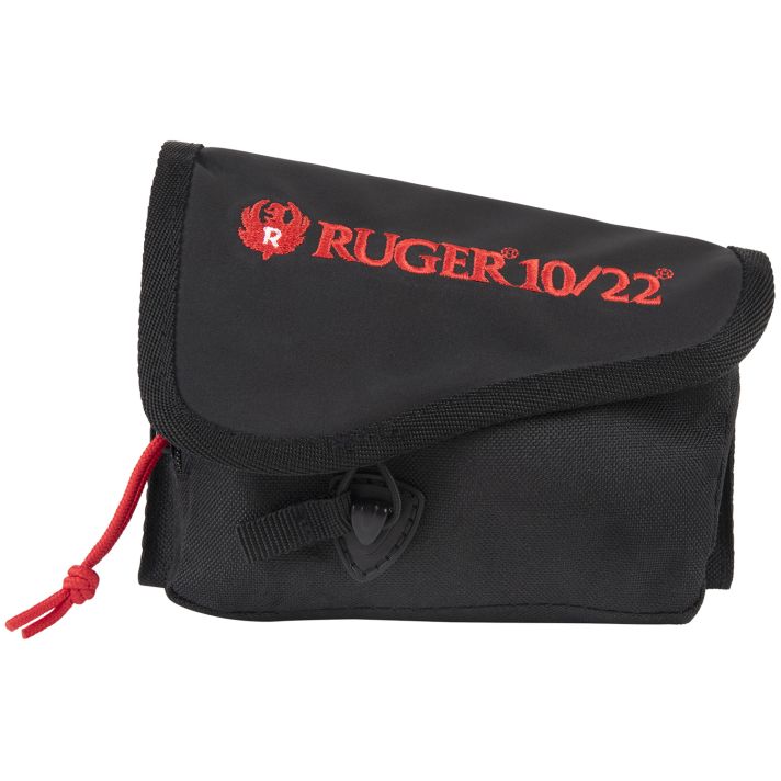 Ruger 27222 Buttstock PouchBlack Cordura