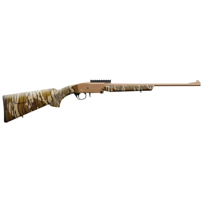 Charles Daly 930270 101 Turkey 410 Gauge Break Open 3" 1rd 20" Flat Dark Earth Cerakote Steel Barrel & Receiver, Fixed Mossy Oak Bottomland Synthetic Stock
