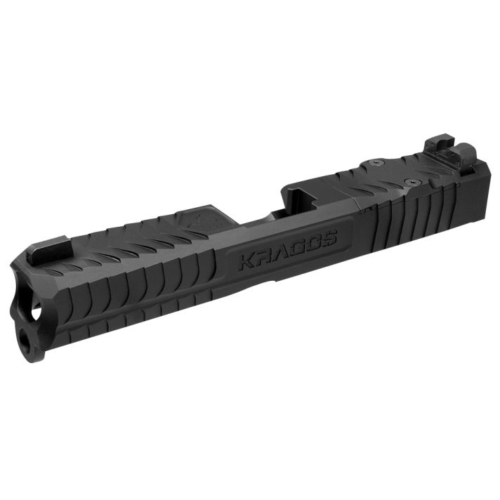 CMC Triggers SLD193GRMR KragosCompatible w/Glock 19 Gen3 RMR Cut Black DLC 17-4 Stainless Steel