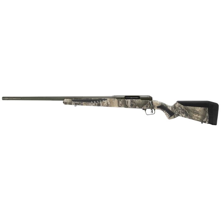 Savage Arms 57756 110 Timberline 300 Win Mag 3+1 24", OD Green Cerakote, Realtree Excape Fixed AccuStock with AccuFit, Left Hand