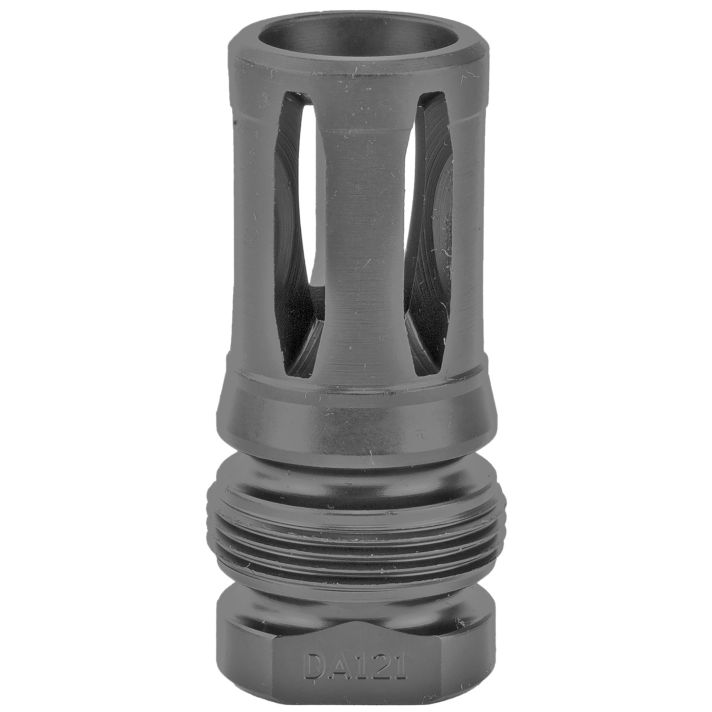 Dead Air DA121 Xeno Flash Hider Black Nitride 4140 Steel with 1/2"-28 tpi Threads, 2.16" OAL & .99" Diameter