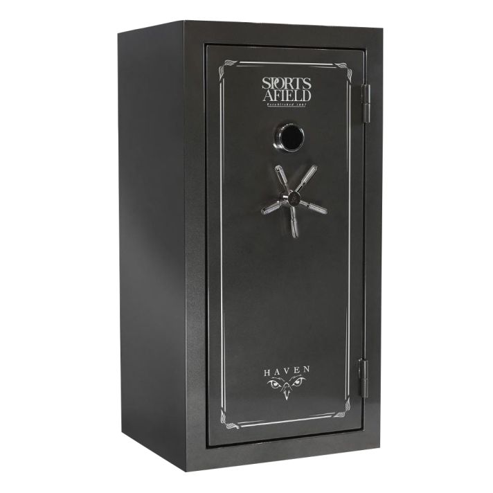Sports Afield SECSA5930HX HavenElectronic Keypad/Key Entry Dark Gray Metallic Steel Holds 36 + 6 59" H x 30" W x 25" D Fireproof- Yes