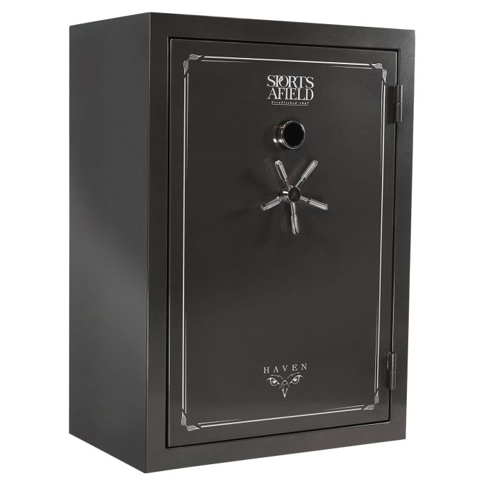 Sports Afield SECSA5942HX HavenElectronic Keypad/Key Entry Dark Gray Metallic Steel Holds 48 + 8 59" H x 42" W x 26" D Fireproof- Yes