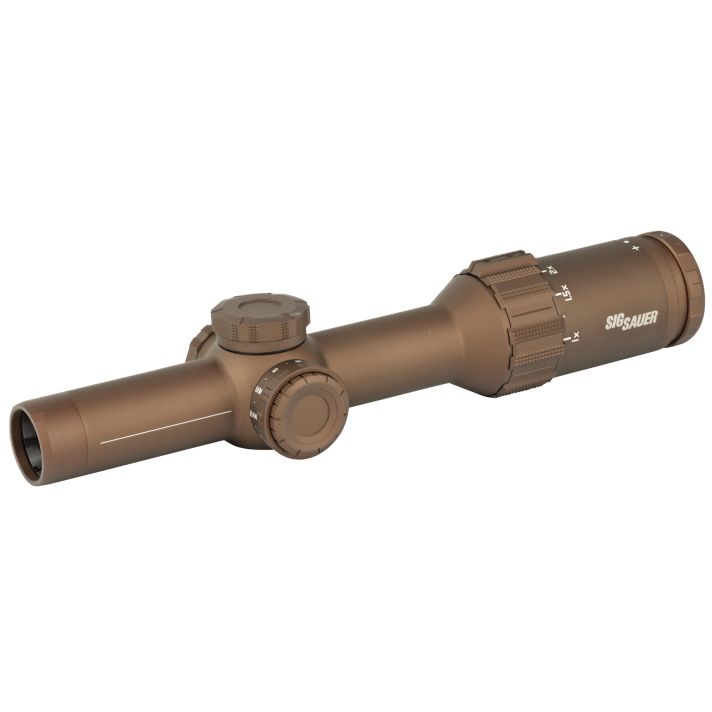 Sig Sauer Electro-Optics SOT61230 Tango6TFlat Dark Earth 1-6x24mm Illuminated Hellfire SVPS Reticle