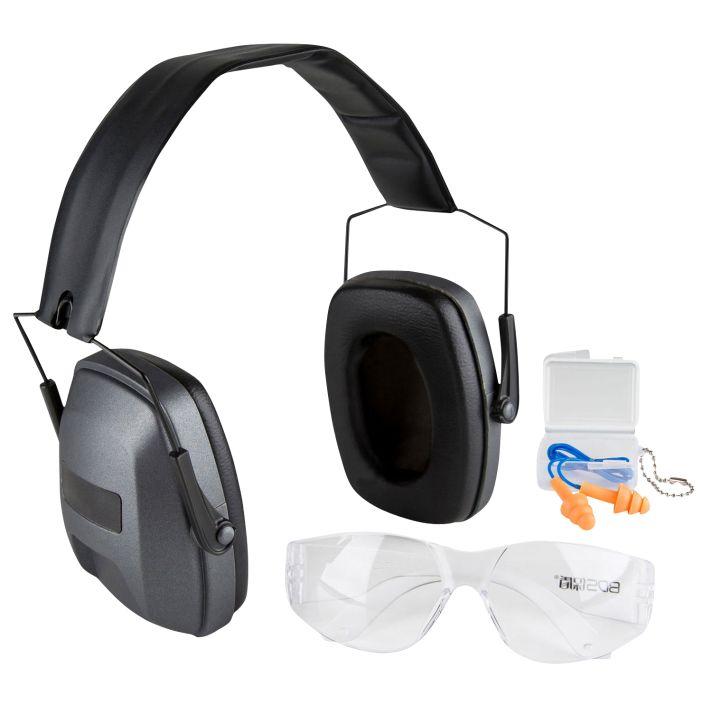 Safariland 1348650 Impulse Range Kit Ultra-Compact Earmuffs, Foam Impulse Hearing Protection, HD Flex Protective Eyewear