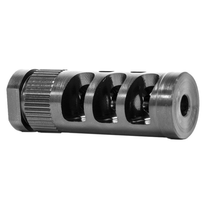 GrovTec US Inc GTHM315 G-Comp Muzzle Compensator Black Nitride Steel with 1/2"-28 tpi Threads for 223 Cal