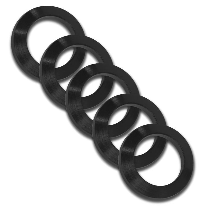 GrovTec US Inc GTHM319 Crush Washer223 Cal Black Nitride Steel 1/2"-28 tpi Rifle 5 Per Pack