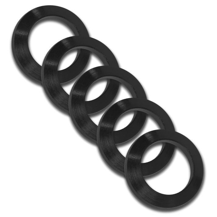 GrovTec US Inc GTHM320 Crush Washer308 Cal Black Nitride Steel 5/8"-24 tpi Rifle 5 Per Pack