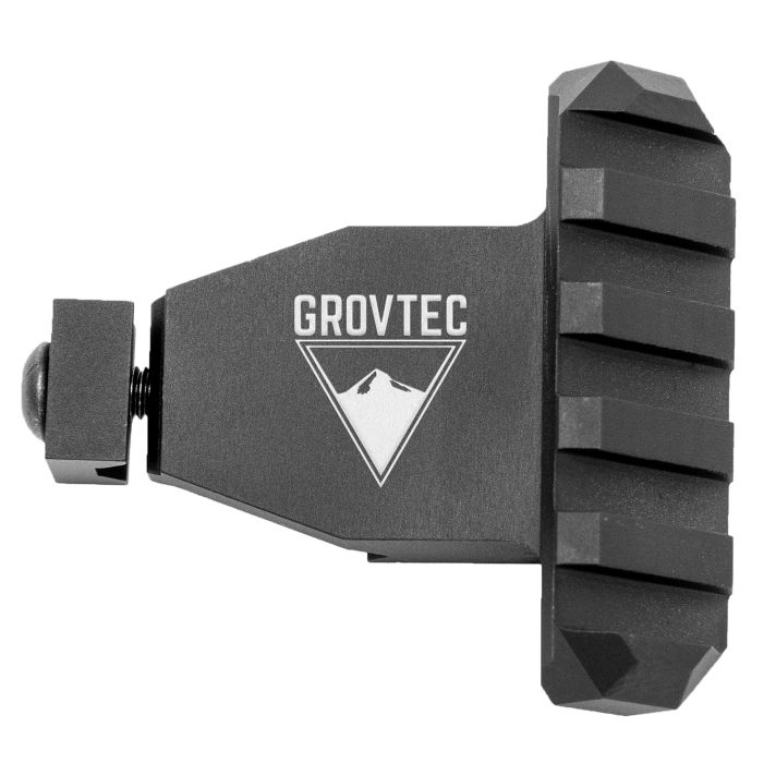 GrovTec US Inc GTSW321 Picatinny RailAngled Black Anodized Aluminum